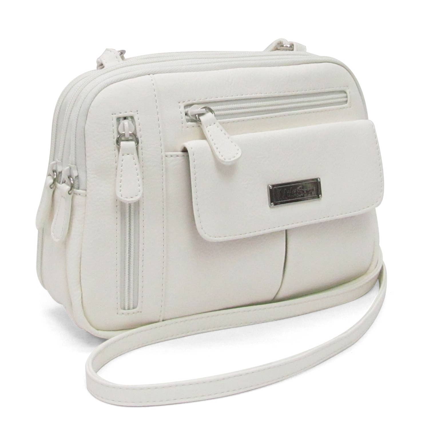 Multisac Handbags - Wholesale Crossbody Bag - Women's - Multisac Zippy Triple Compartment Crossbody38