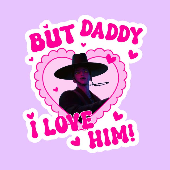 Shadows of Sunshine – Großhandel Aufkleber – Aber Papa, ich liebe ihn K-Pop inspirierter Aufkleber0