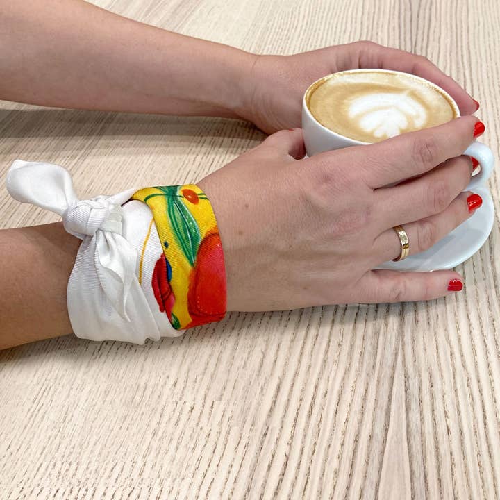 Bonito Mundo - Wholesale Handkerchief - Women's - Firy - Natural silk scarf2