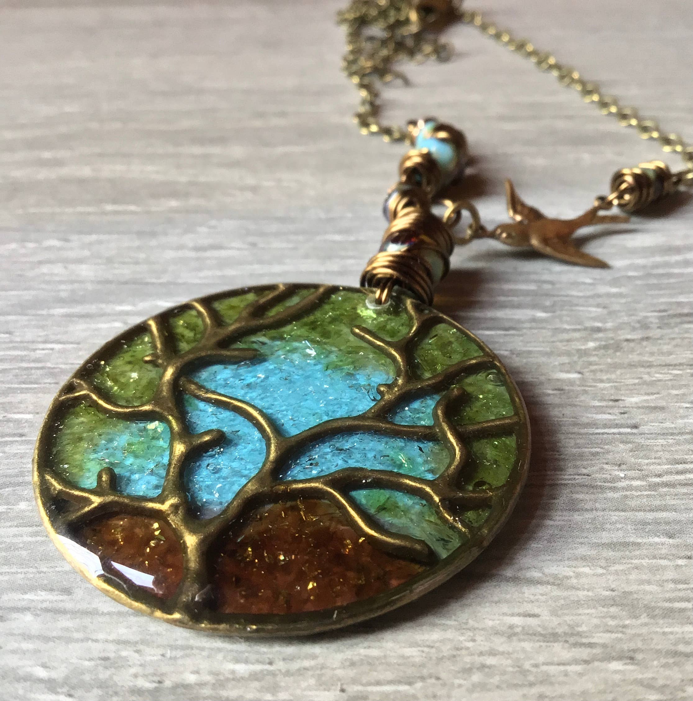 Spirit Glassworks - Wholesale Pendant/charm necklace - Tree of Life Necklace