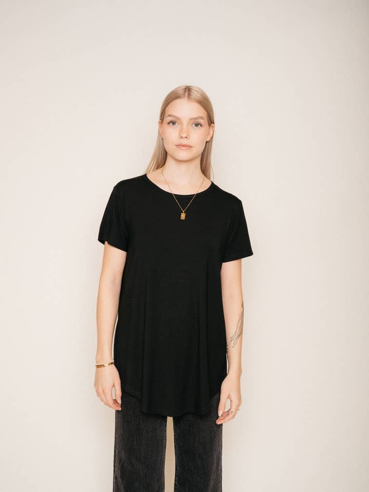 SS24 - Classic Crew - Black for wholesale by Jackson Rowe