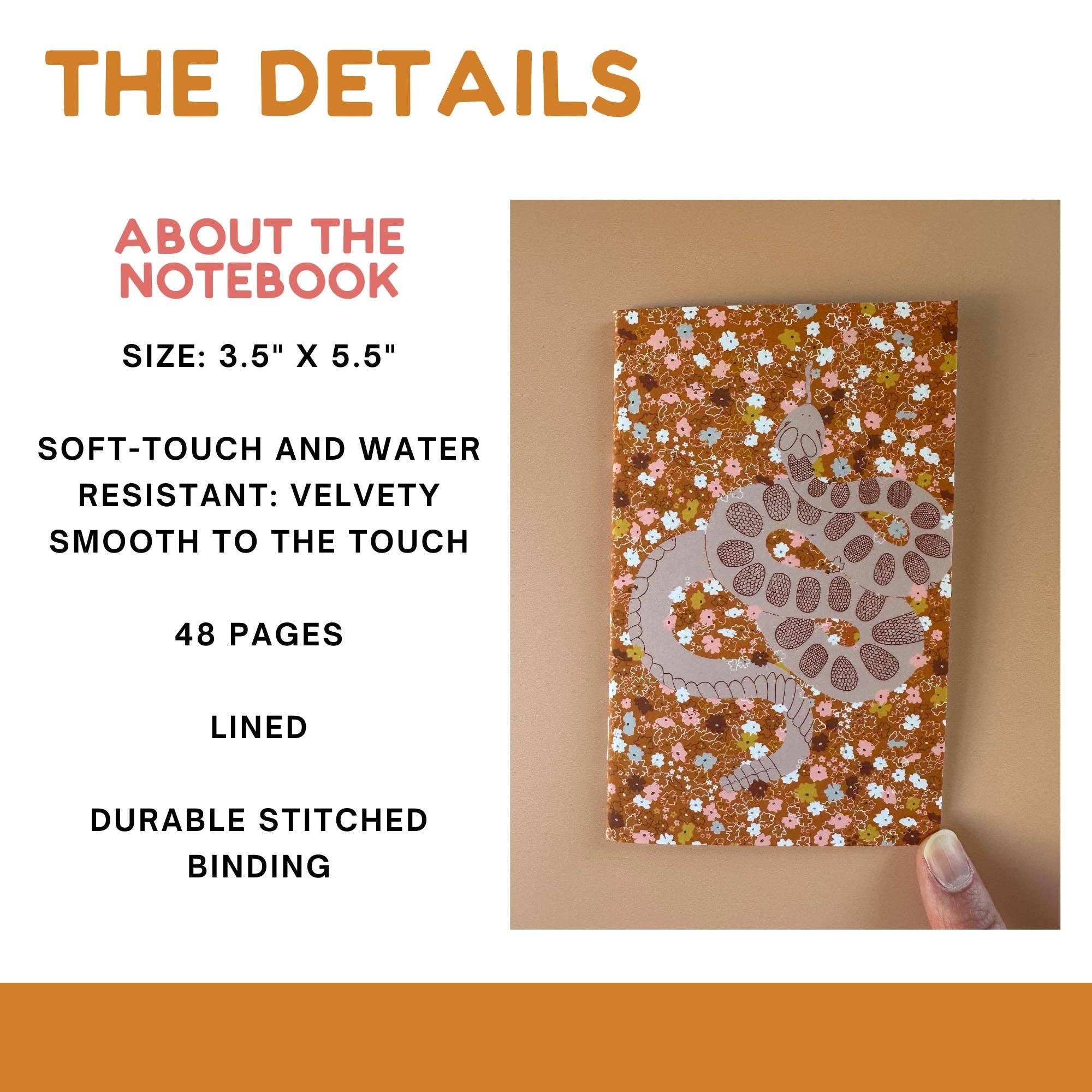 At the Dot Design – wholesale Notebook – Rattlesnake Pocket Notebook3