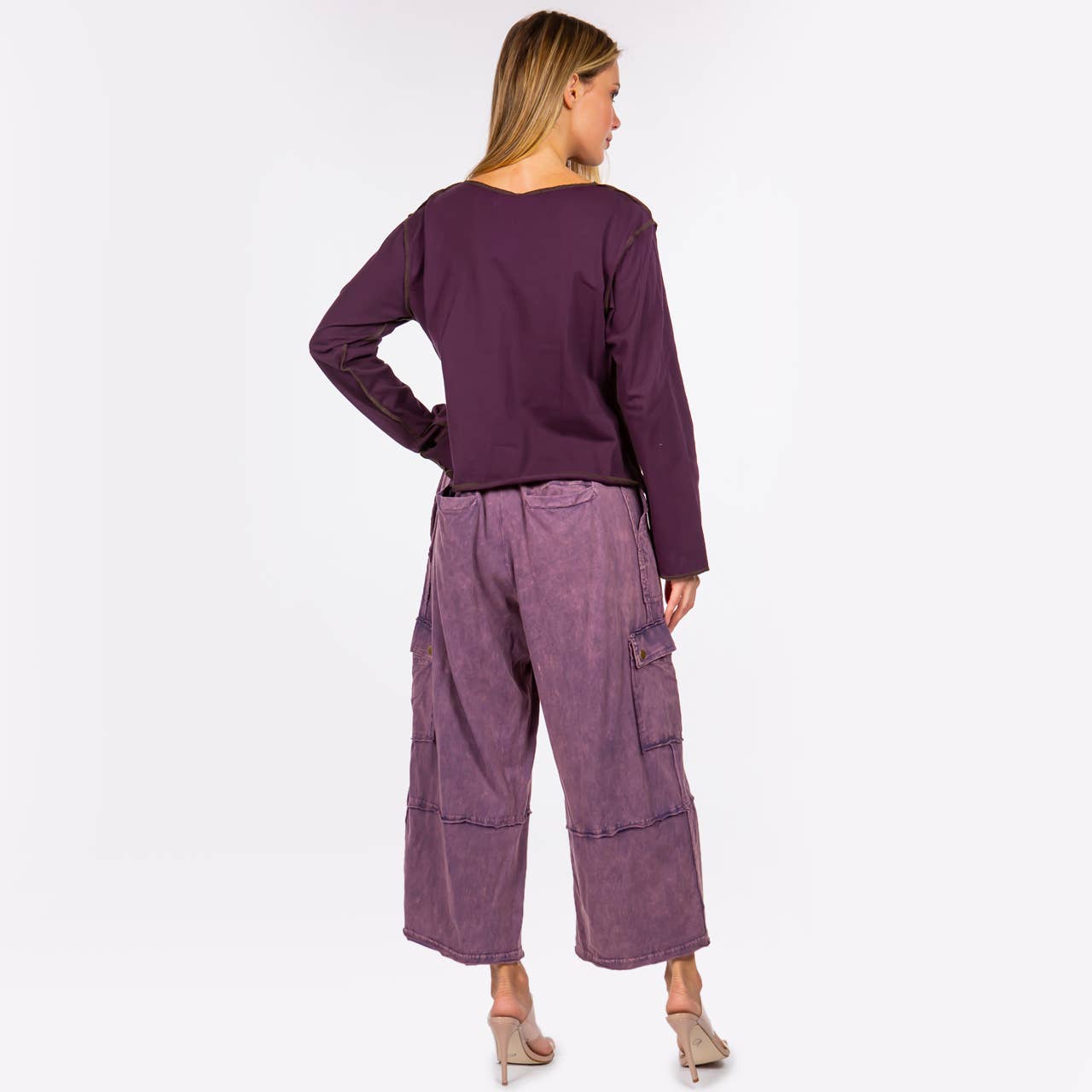 Avatar Imports LLC - Wholesale Pants - Women's - Cotton Stonewashed Cargo Capri Pant1