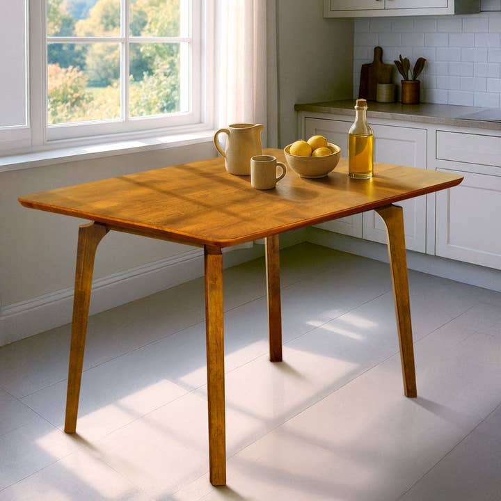 Acacia Verve 48" Solid Wood Dining Table - Ideal Kitchen Table for 4 for wholesale by Megsu