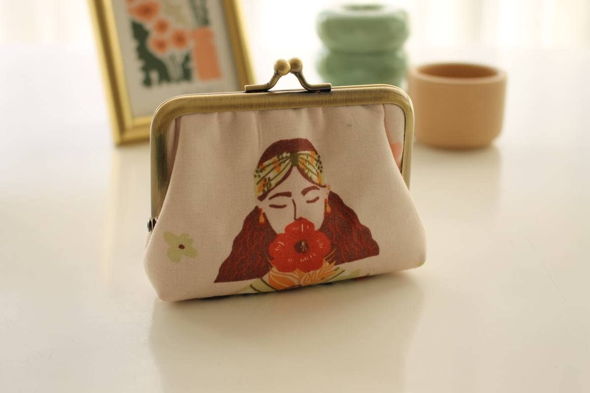 Sabrina Trefle - Vente Porte-monnaie – femme - Porte-monnaie Ally bohème0