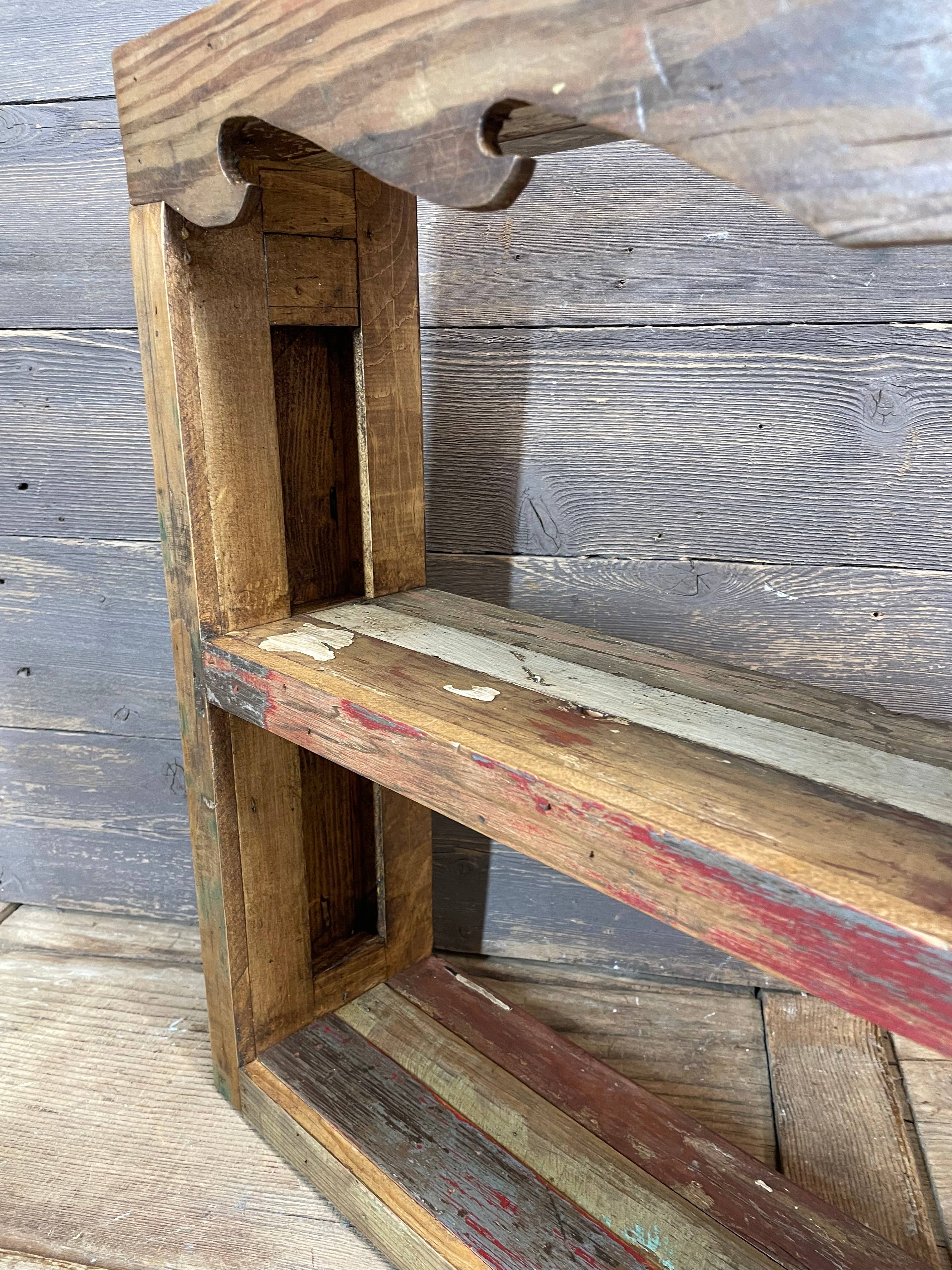 My Amigos Imports - Wholesale Wall Mounted Shelf - Arvada Reclaimed Wood Wall-Shelf-30Wx6Dx20H inches-Arvada5