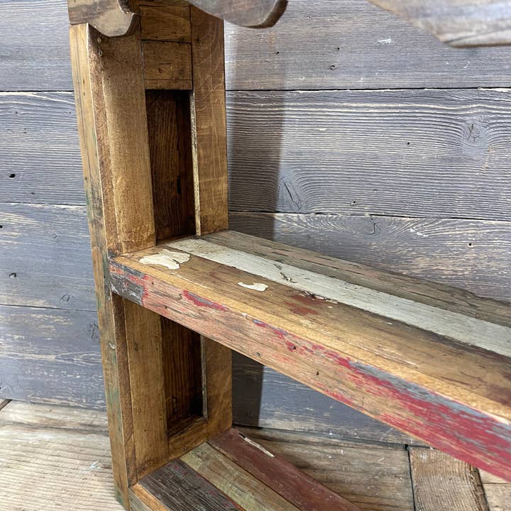 My Amigos Imports - Wholesale Wall Mounted Shelf - Arvada Reclaimed Wood Wall-Shelf-30Wx6Dx20H inches-Arvada5