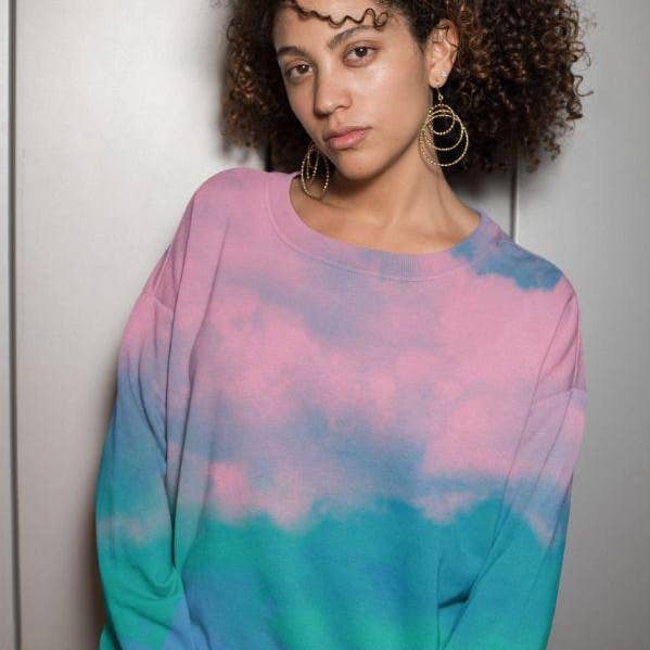 Felpa Alpine Sky Sublimazione per la vendita all'ingrosso da parte di True Modern