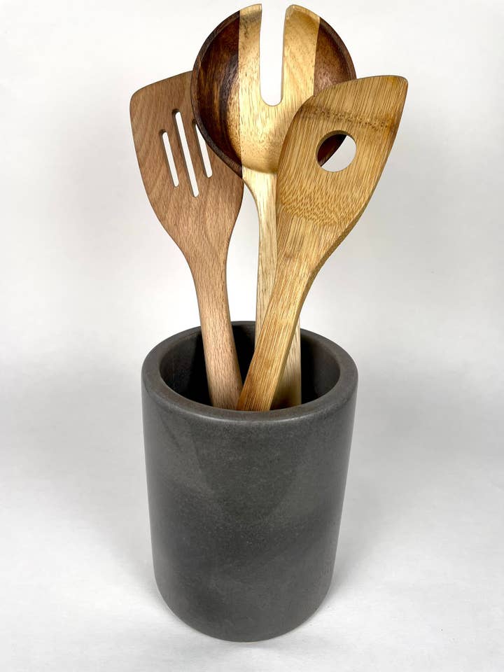 Grytan | Porte-ustensiles en béton pour la vente par Nordic Pine Home