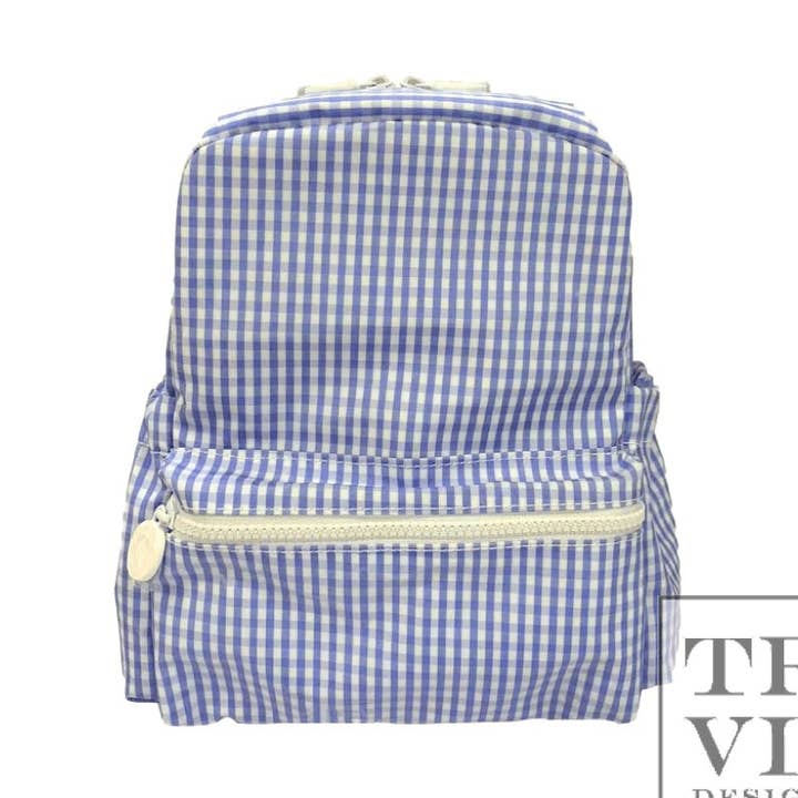 Mini Backer - Gingham Sky for wholesale by TRVL Design
