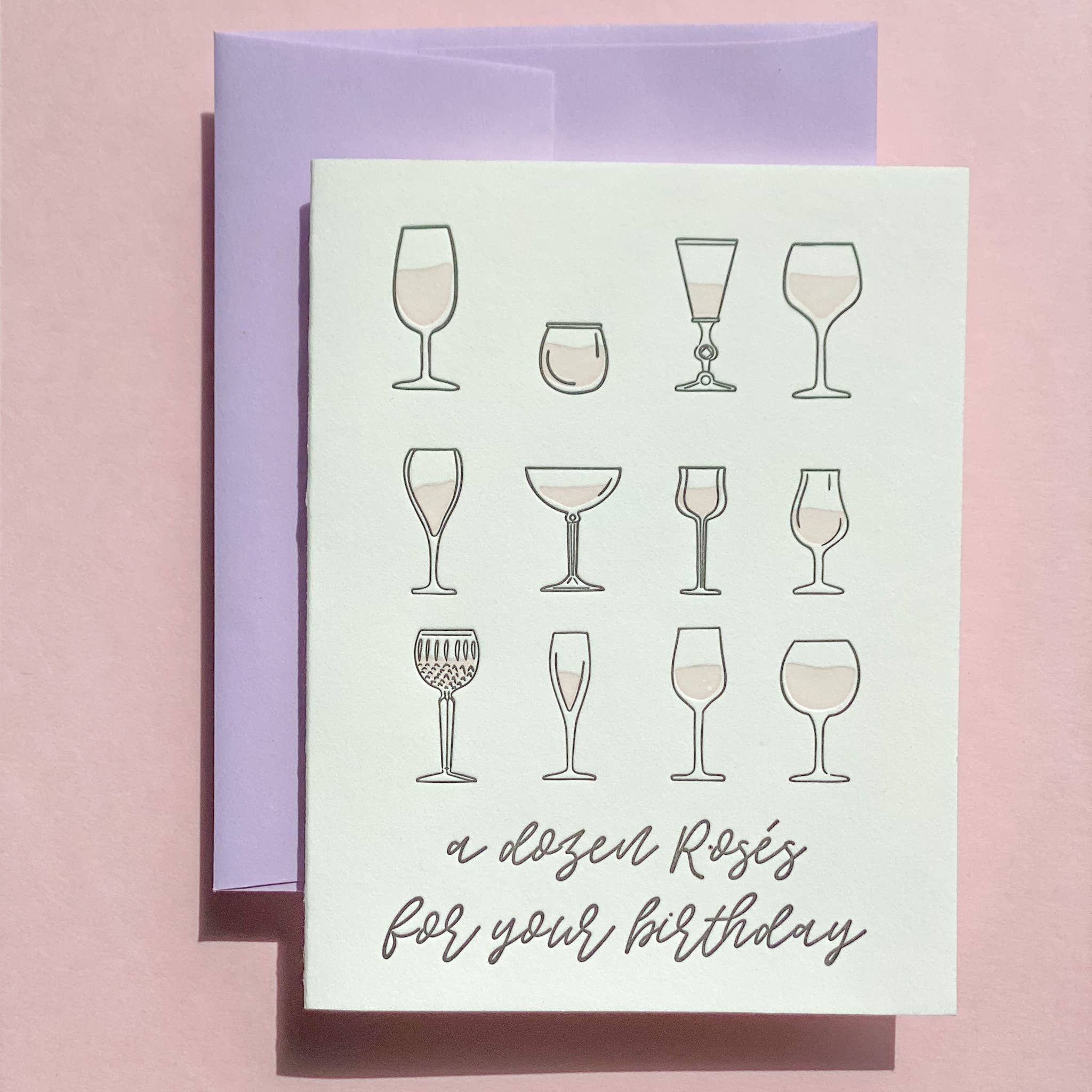 Stack Paper Press – Großhandel Geburtstagskarten – Ein Dutzend für Ihren Geburtstag Buchdruck-Geburtstagskarte1