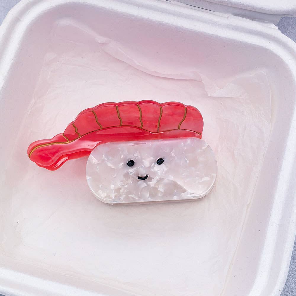 SoapElenGlen - Wholesale Hair Clip - Women's - Fun Sushi Series Hair Clip, Octopus Acetate Claw Clip1