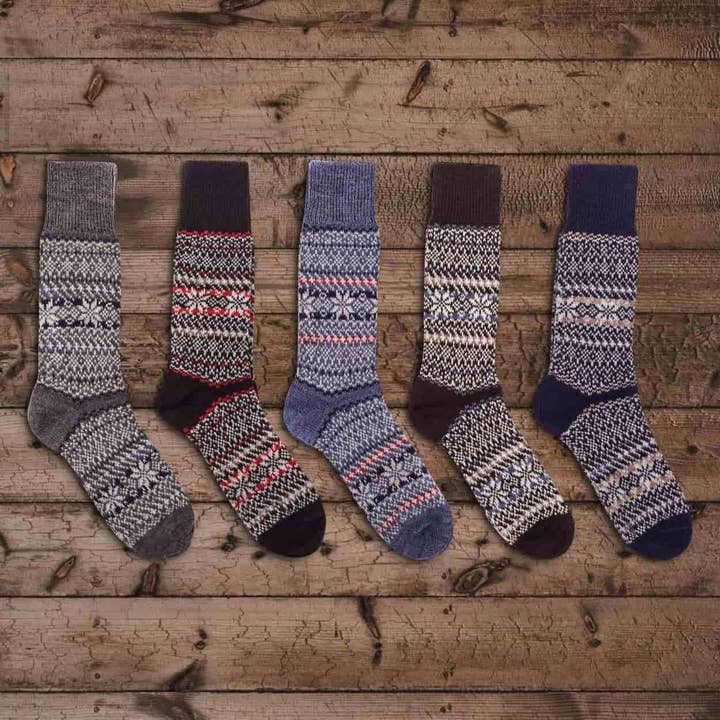 Nordic Wools - Wholesale Socks - Unisex - Nordic Socks Merino Wool 5 Pairs PERFORM™ Warm (Sigrid) - Unisex5