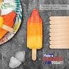 EcoQuality - Wholesale Craft Supplies - Wooden Craft Popsicle Sticks 5.8 Inches Arts & Crafts6