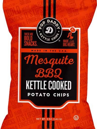 CHIPS KETTLE MESQUITE BBQ - POP DADDY for wholesale by Hudson Meat Company