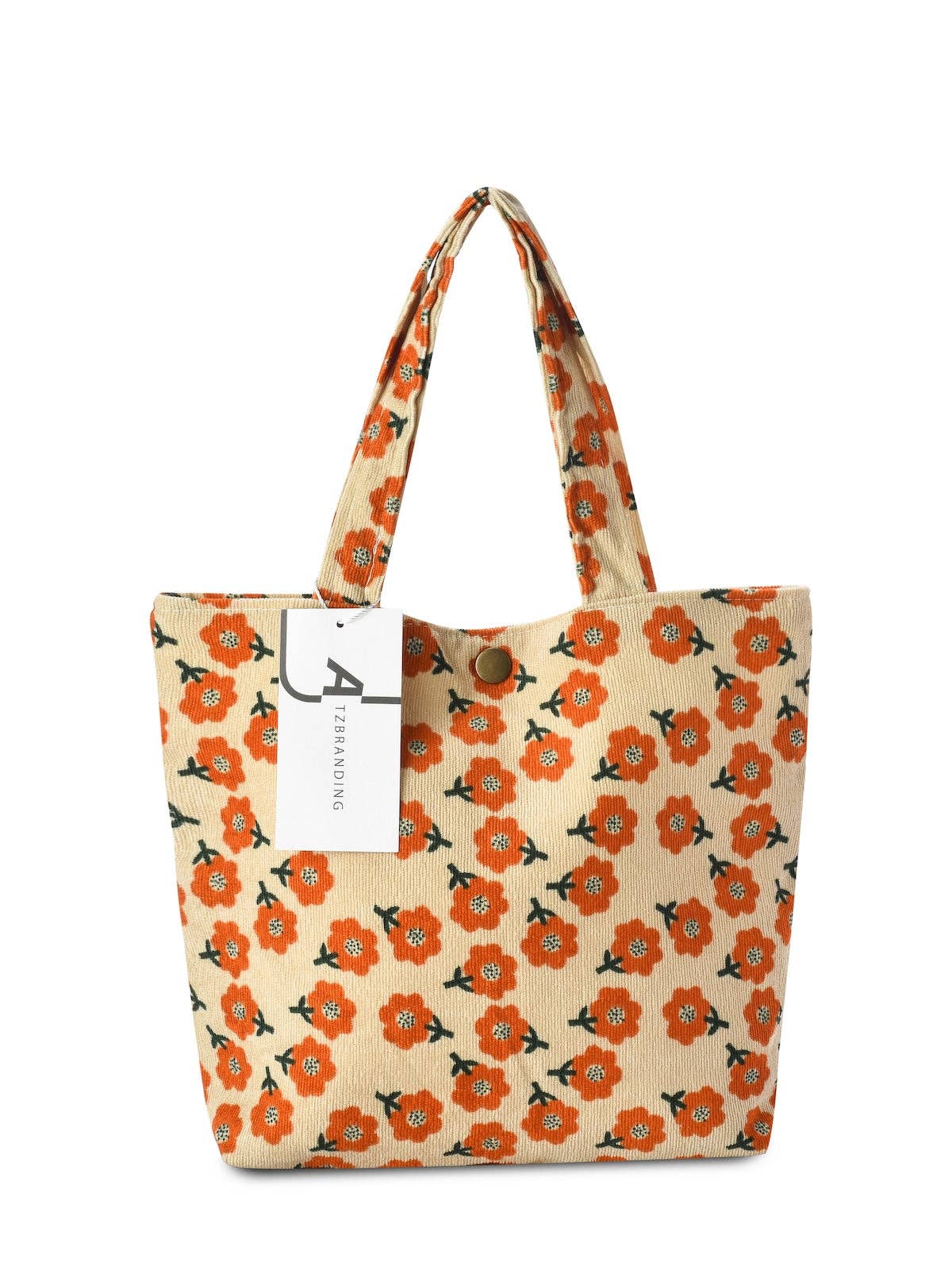 Funkyrel® Atzbranding Limited - Wholesale Tote Bag - Women's - Cosbai - Small Vintage Artistic Floral Tote Bag0