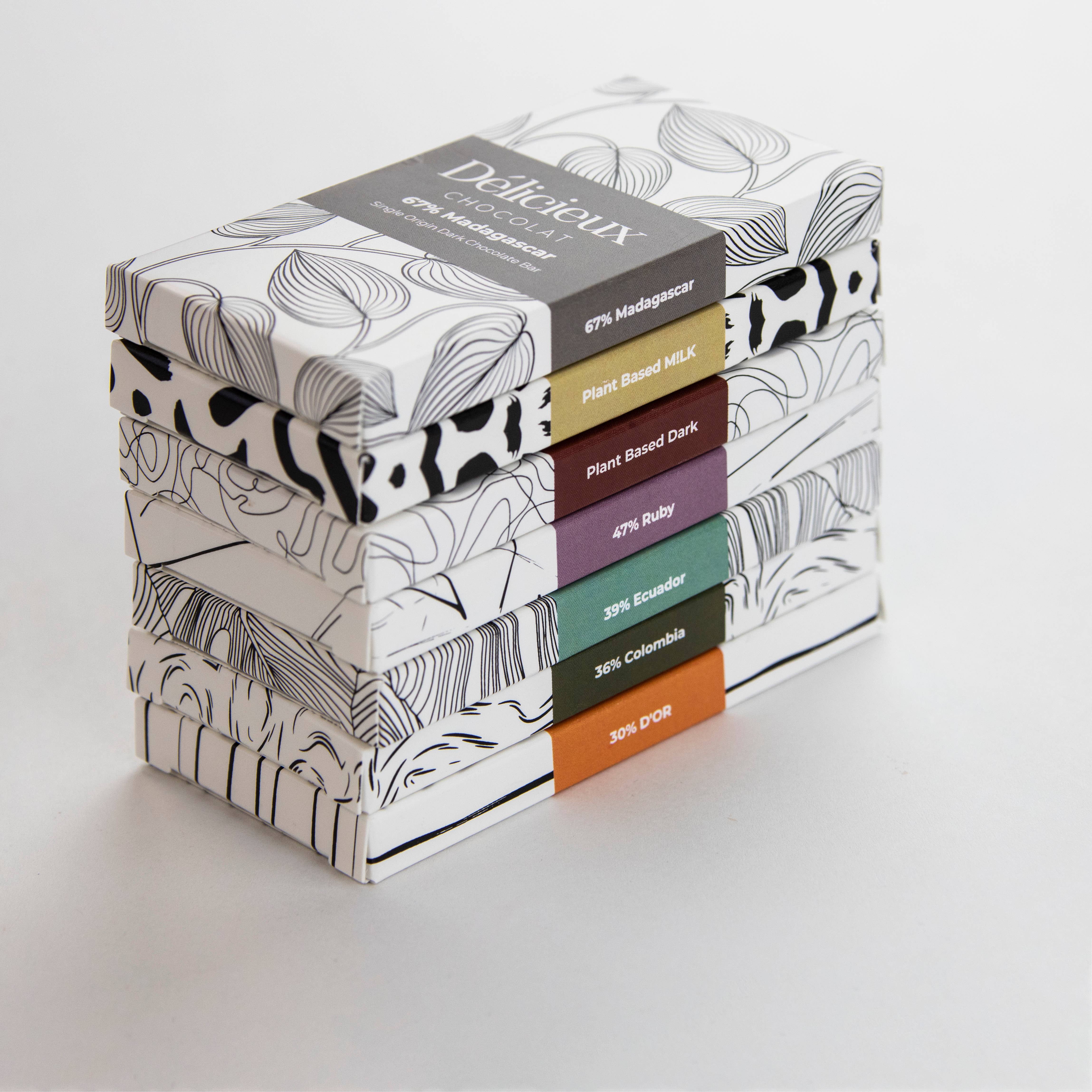 Délicieux Chocolat - Vendita all'ingrosso Barretta di cioccolato - Pacchetto Mini Bar Ultimate1