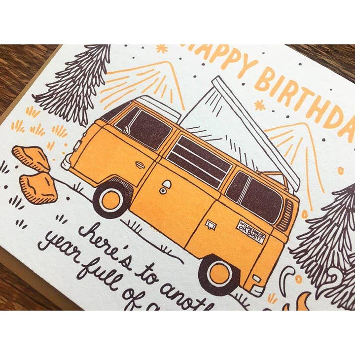 Noteworthy Paper & Press - Wholesale Birthday Card - Birthday Camper Card3