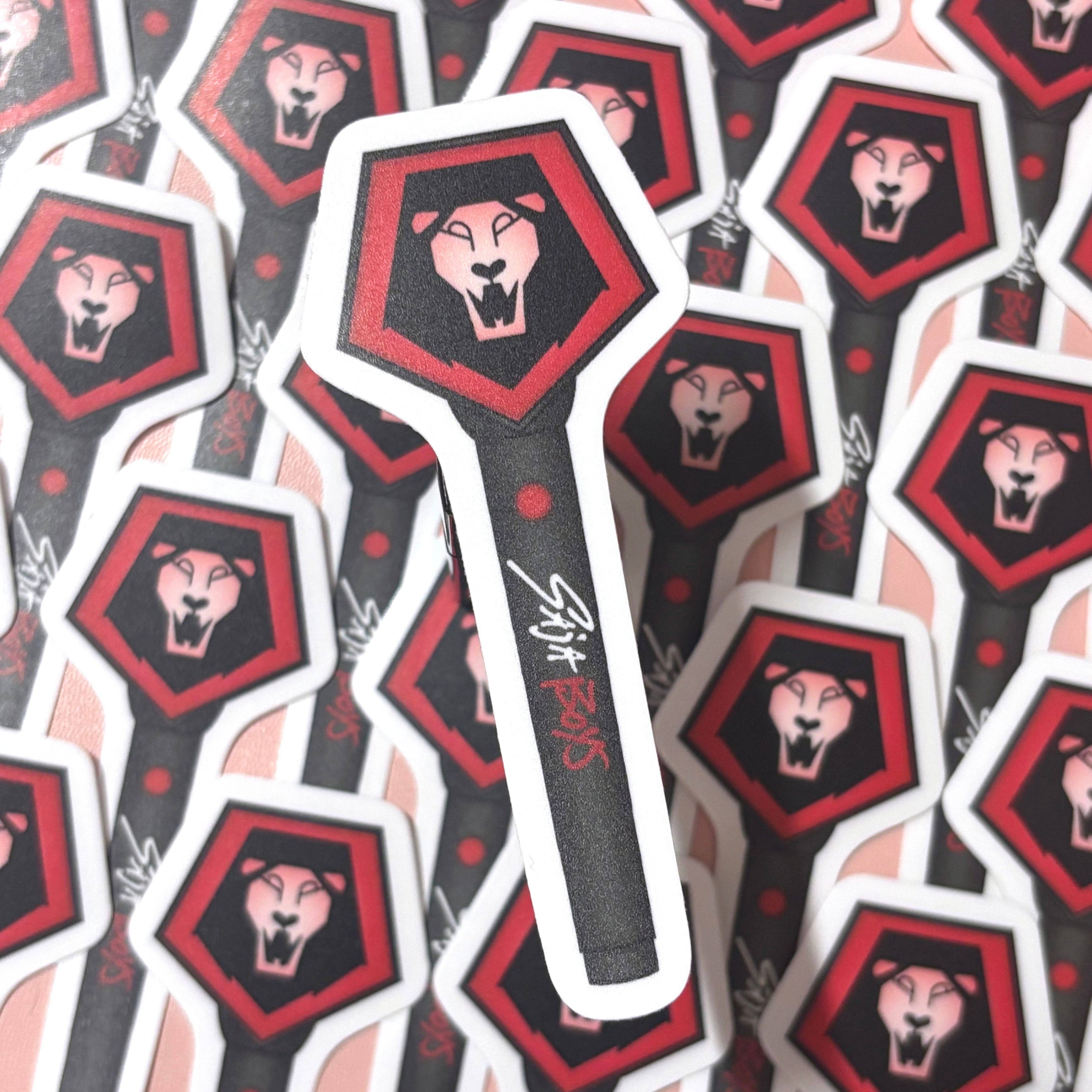 Parasol Paper - Wholesale Sticker - [WATERPROOF] Huntrix Saja Boys Lightstick Vinyl Sticker Decal1
