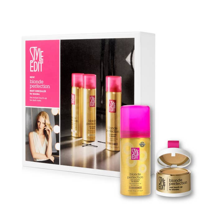Style Edit - Vente Coloration pour cheveux - Duo de Voyage Blonde : Poudre de Retouche et Anticernes Format Voyage8