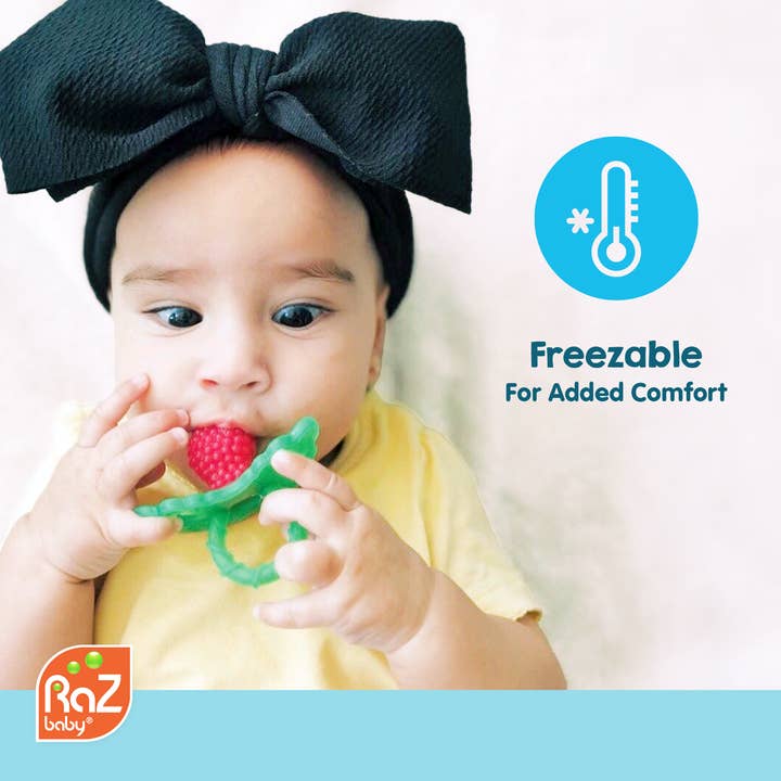 RaZbaby - Wholesale Teether (Not Clip-On) - Baby - RaZberry Silicone Teether