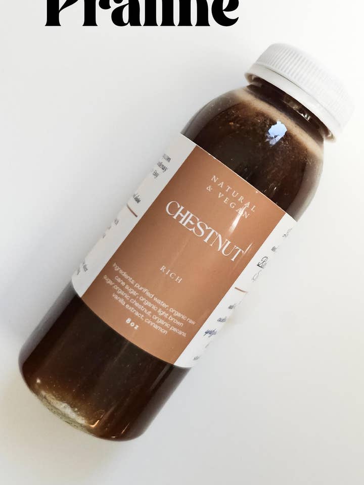 Sirop de café naturel riche en praline de châtaigne fait main pour la vente par Lavender and Lenay