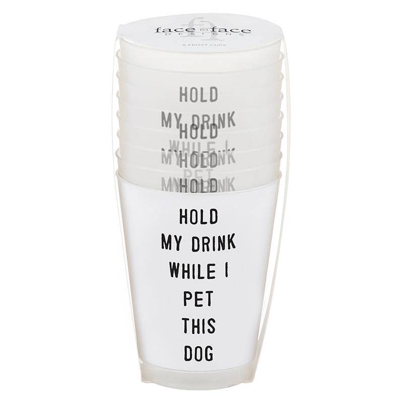 Santa Barbara Design Studio by Creative Brands - Wholesale Drinking Glass/Cup - Face to Face Frost Cup - Hold My Drink1
