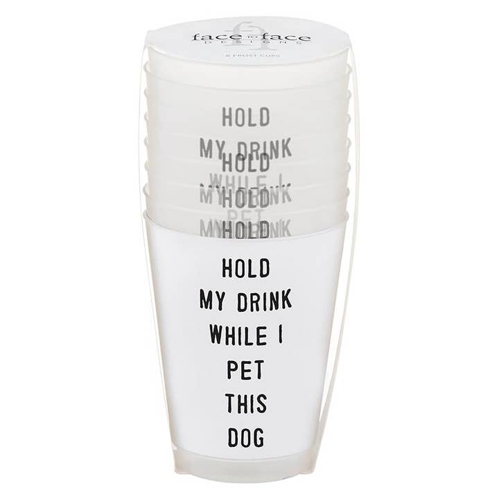 Santa Barbara Design Studio by Creative Brands - Wholesale Drinking Glass/Cup - Face to Face Frost Cup - Hold My Drink1
