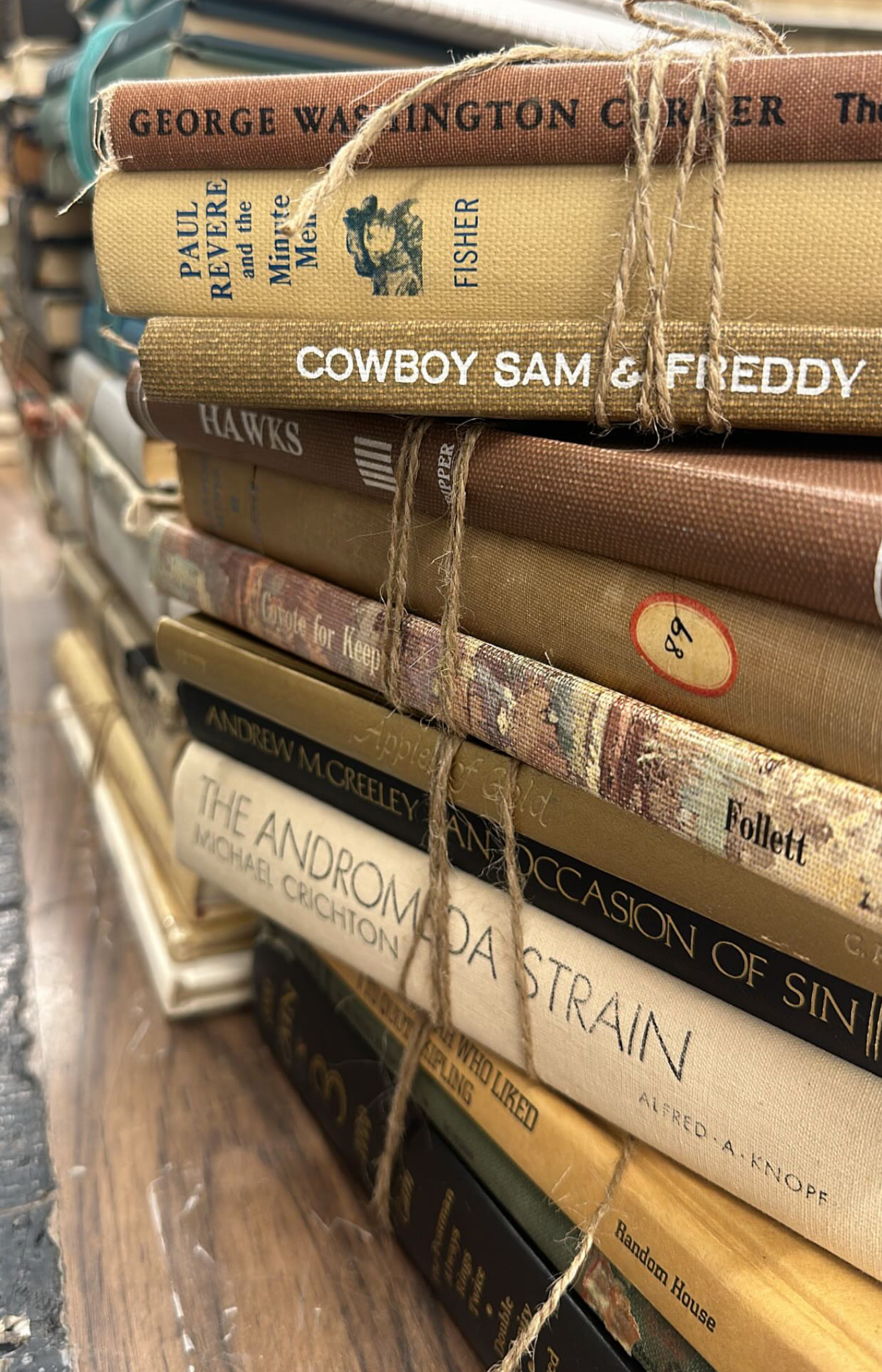 Made Market Co. - Wholesale Decorative Tabletop Object - Decorative Vintage Books Decor - Neutrals  Set of 317