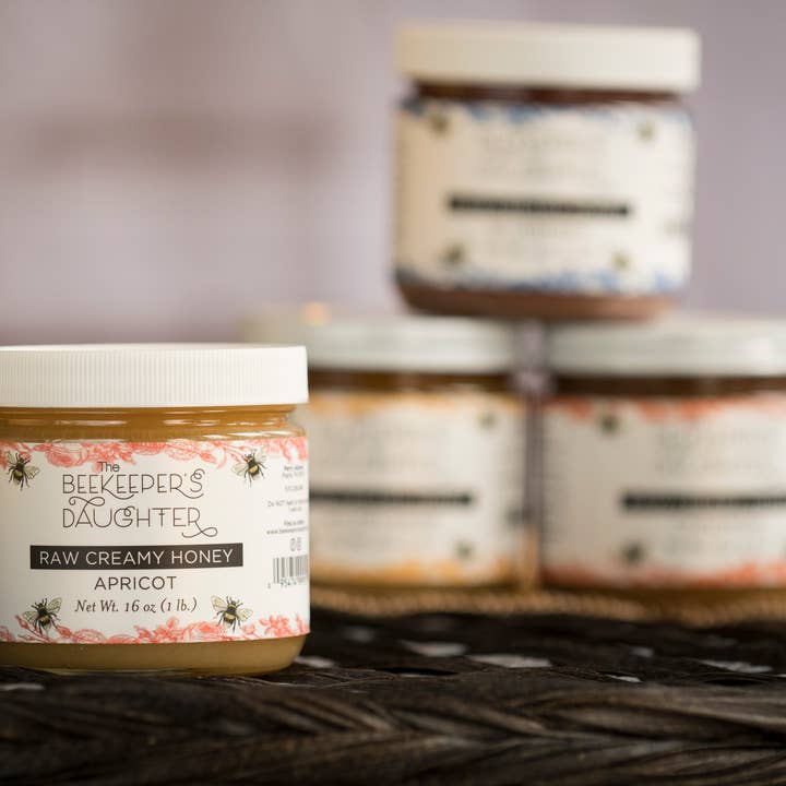 The Beekeeper's Daughter - Wholesale Honey - 16oz Raw Creamy Wildflower Honey5
