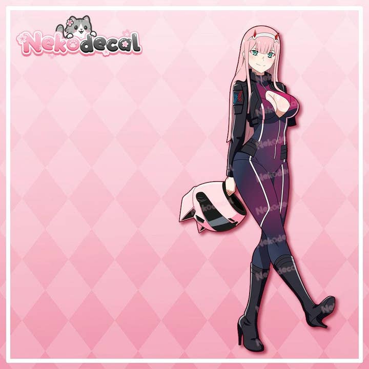 Nekodecal - Wholesale Sticker - Biker Waifu Stickers12