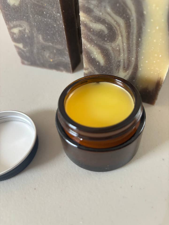 Garden Herb + Raw Beeswax Salve for wholesale by The Bubble Boutique