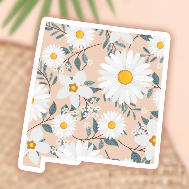 New Mexico Daisy State Sticker for wholesale by The State Stickers
