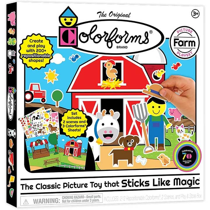 Play Monster - Wholesale Sticker - Kids & Baby - Colorforms Stickers for Kids – Sticker Book Farm Picture