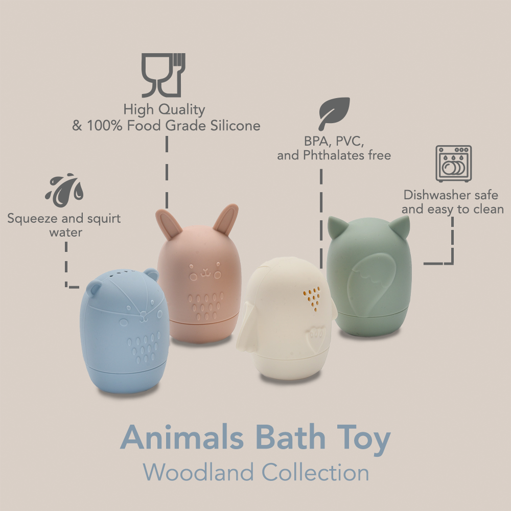 Maighan Distribution – wholesale Bath toy – Baby – Animal Bath Toys Woodland Collection - Woodland5
