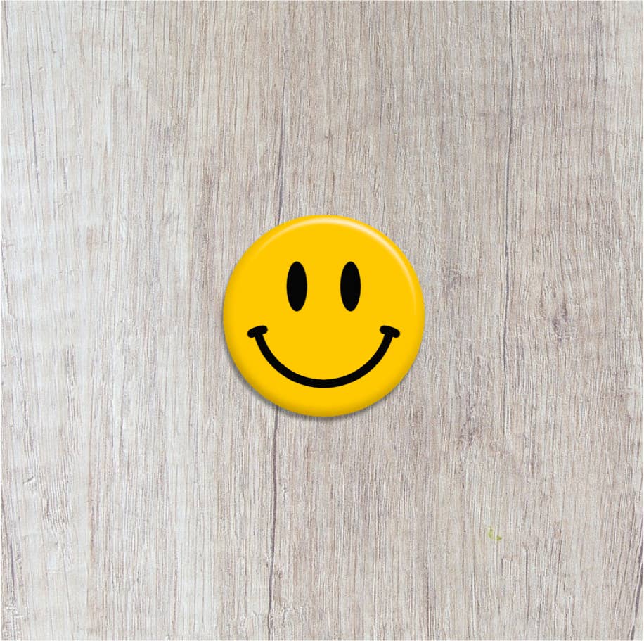 Momokin - Vente Épinglettes/boutons - Badge smiley