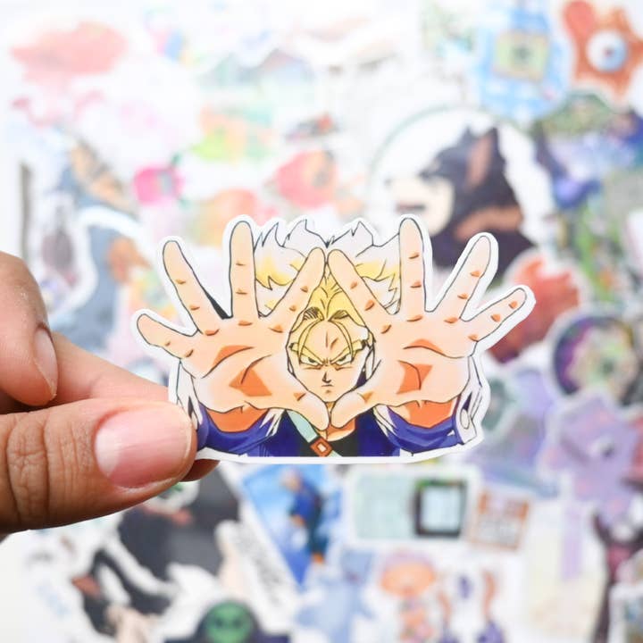 Burning Attack Trunks Sticker for wholesale by Giselle Luna