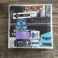 Street Signs on 4"x4" Canvas for wholesale by Dawna Anders Photography