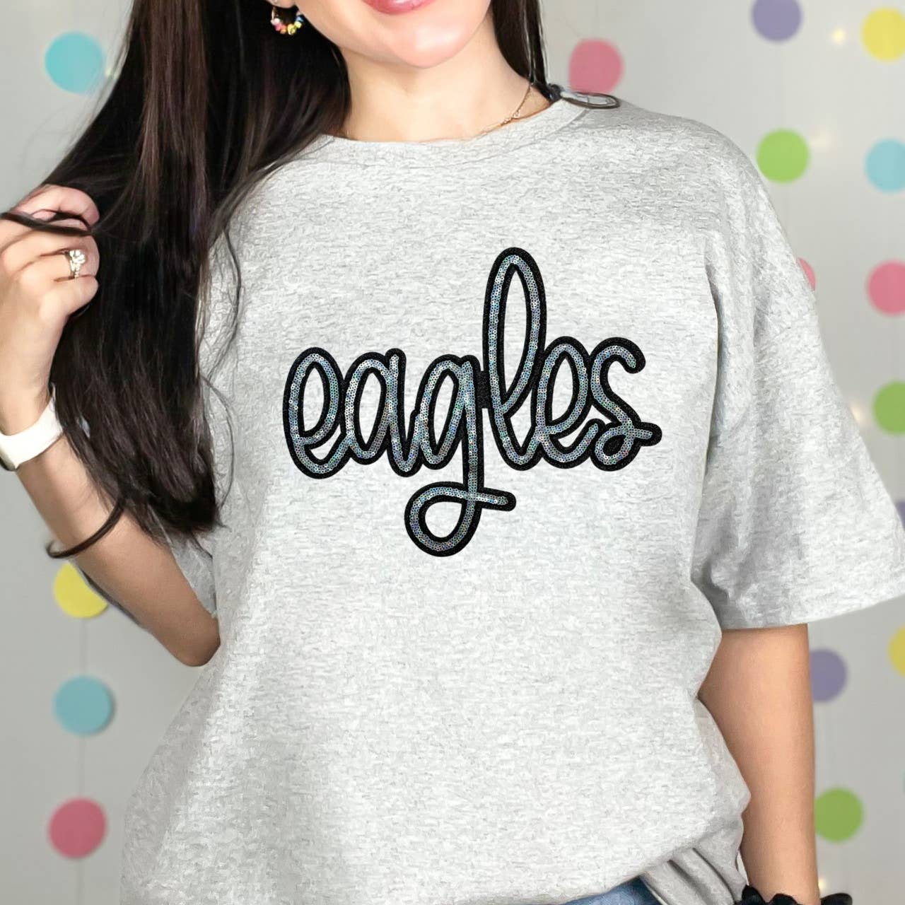 Trendy Transfers - Wholesale Patch - Eagles Sequin Patch6