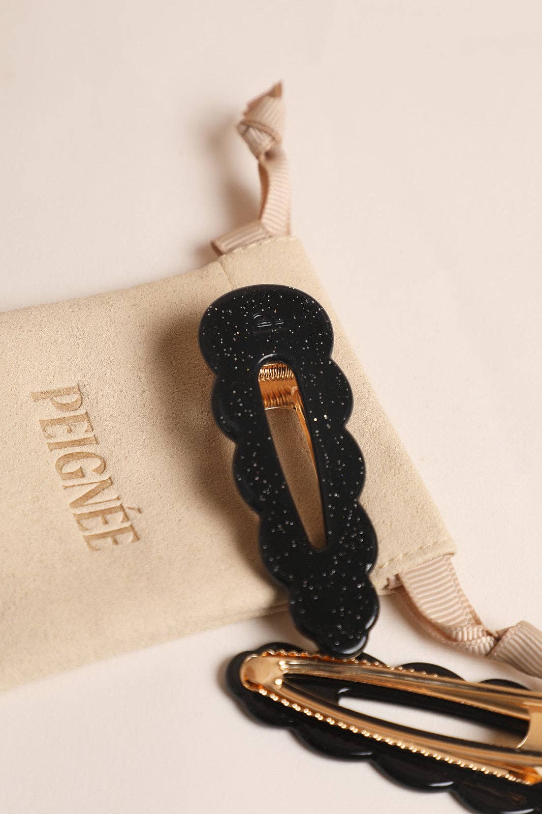 Peignee Paris – wholesale Barrette – Women’s – Signature Hair Clips - Cosmos (pair)1