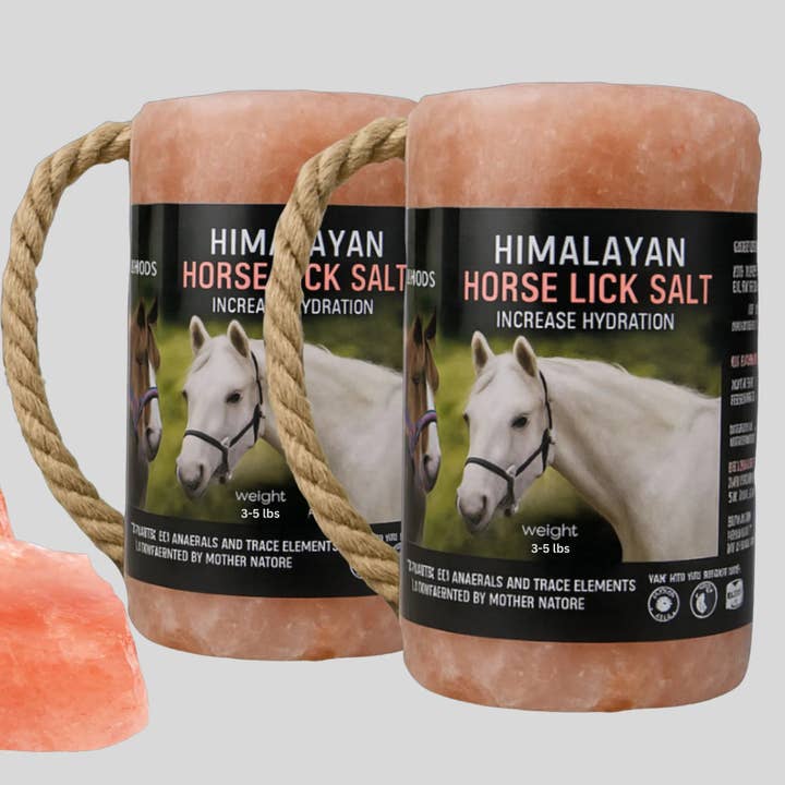 HORSES LICK HIMALAYAN SALT PACK OF 2 (3-5 LBS Each) for wholesale by Zestiq Foods