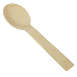 R&M International - Wholesale Kitchen spoon - Disposable Wood Spoon 25PK Bucket /181
