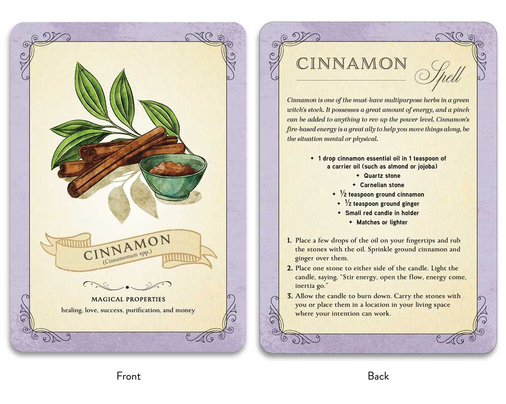 Simon & Schuster UK – wholesale Tarot cards – Green Witch's Deck of Magical Herbalism3