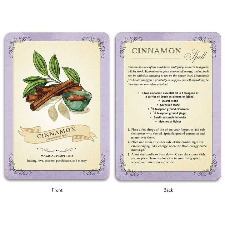 Simon & Schuster UK – wholesale Tarot cards – Green Witch's Deck of Magical Herbalism3