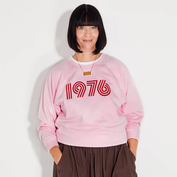 1976 Sweatshirt Pale Pink for wholesale by Disko Kids