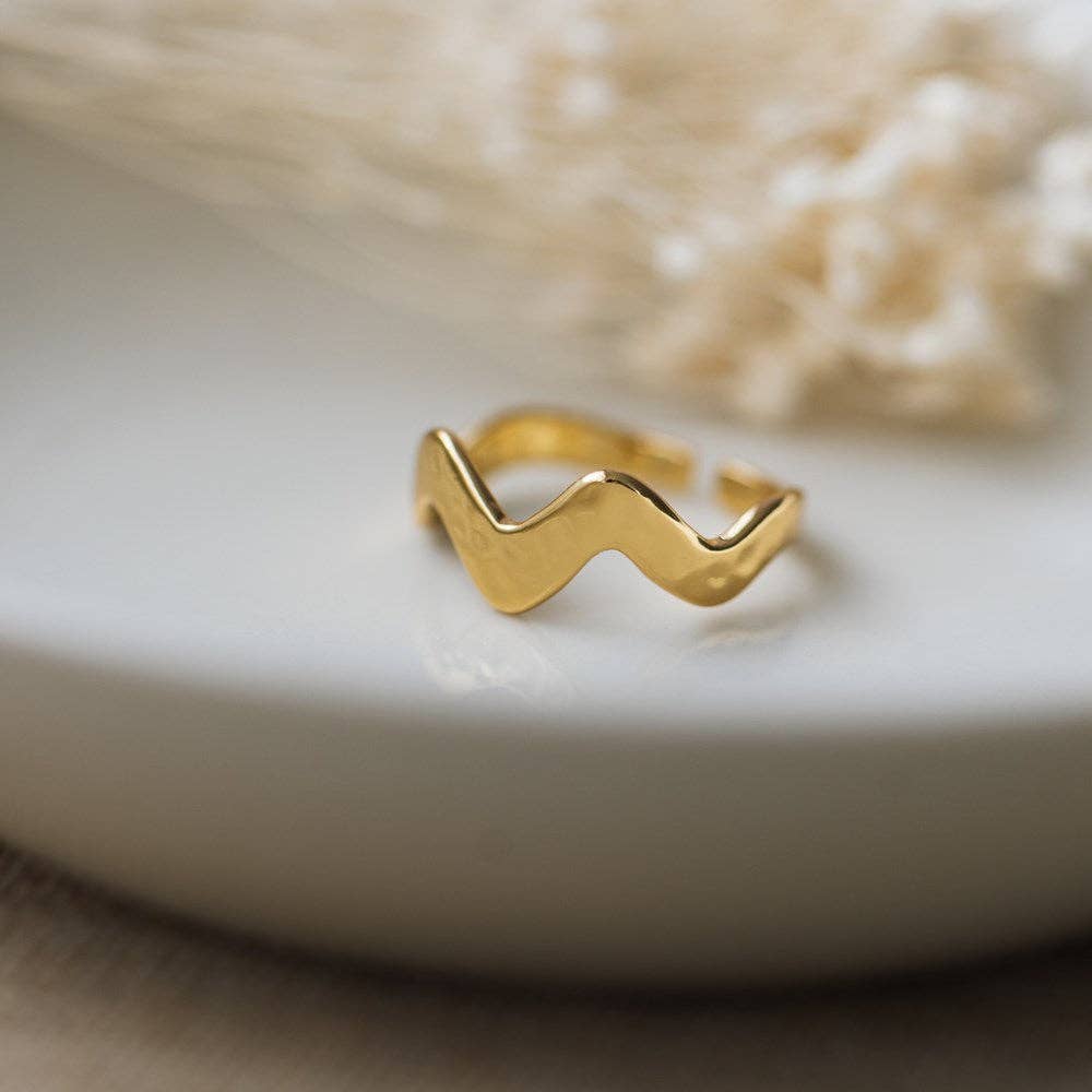 Wild Abandon Jewelry - Wholesale Band/Stacked Ring - mellow wave ring0