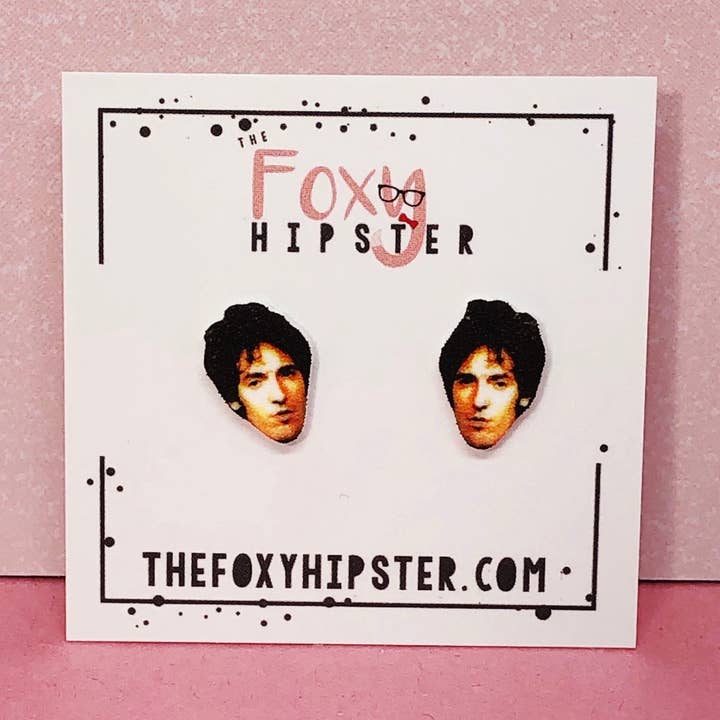 Bruce Springsteen Stud Earrings for wholesale by The Foxy Hipster
