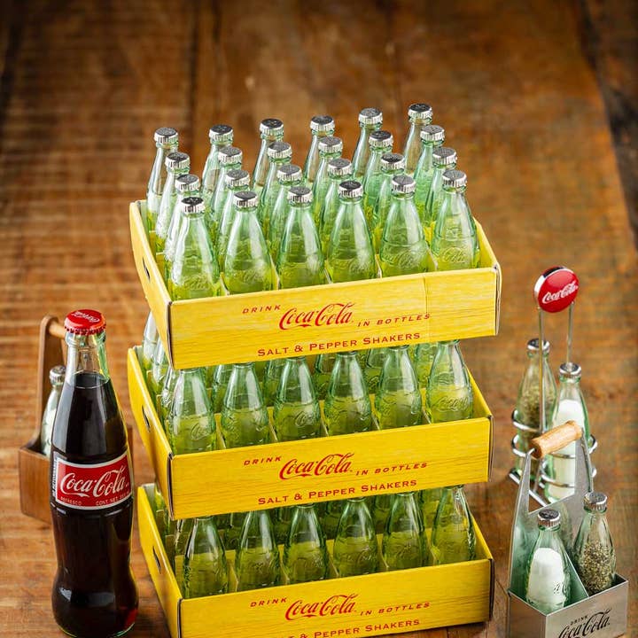 TableCraft Products Company - Wholesale Salt & Pepper Shaker Set - Coca-Cola 1 oz Salt & Pepper Shakers, Pack of 244