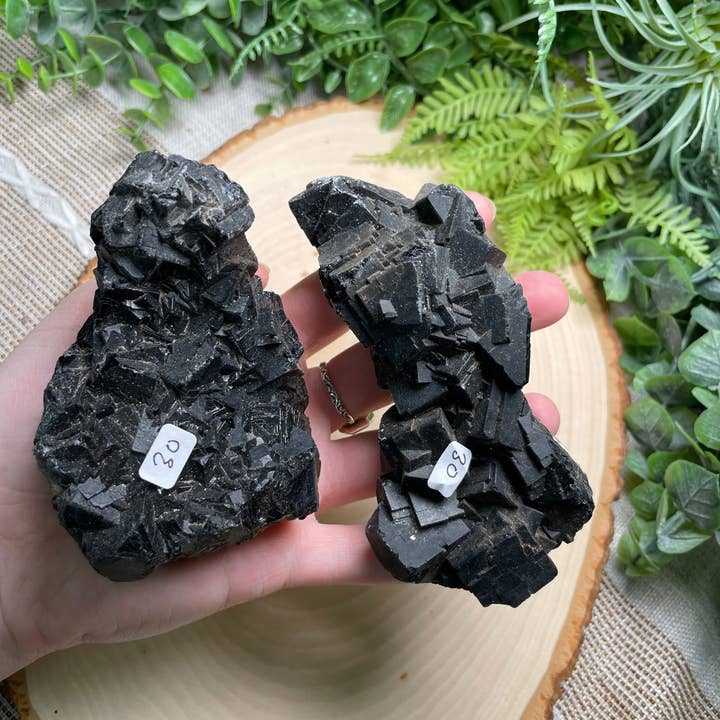 Copper Ashes - Wholesale Spiritual Stone/Crystal - Black Fluorite