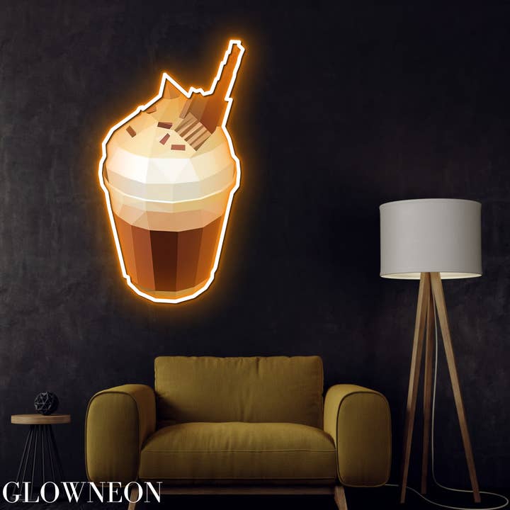Glow Neon - Wholesale Neon Sign - Chocolate Milk Led Neon Print For Coffee Shop Wall Art Decor1
